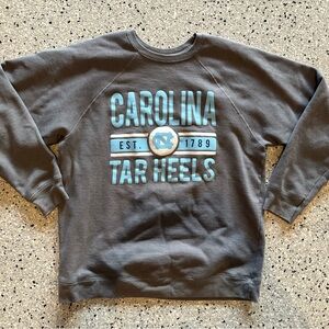 North Carolina Tar Heels Men's Charcoal Gray Sweatshirt